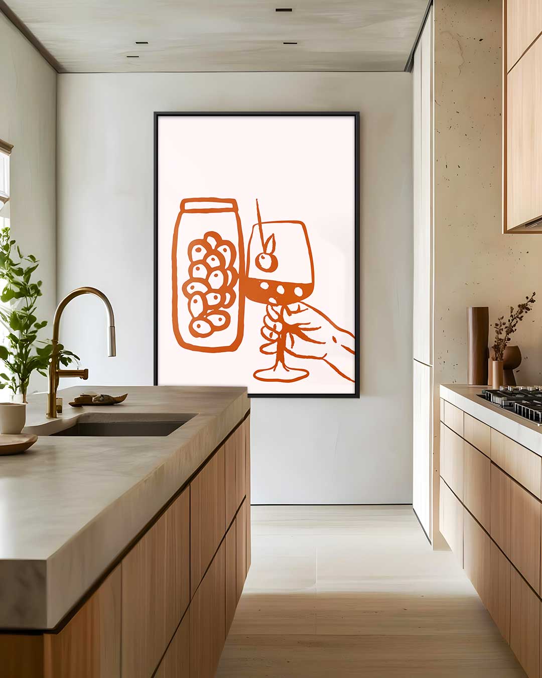Stijlvolle Avond Kunstwerk-canvas-dibond-plexiglas-wanddecoratie-WallArtistic