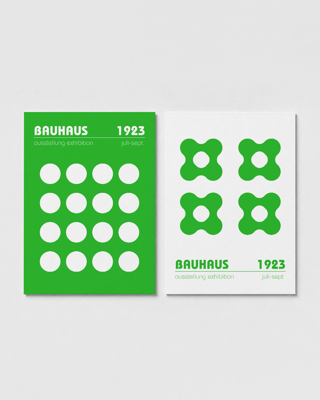 Cirkelpatroon en kleur Posterset