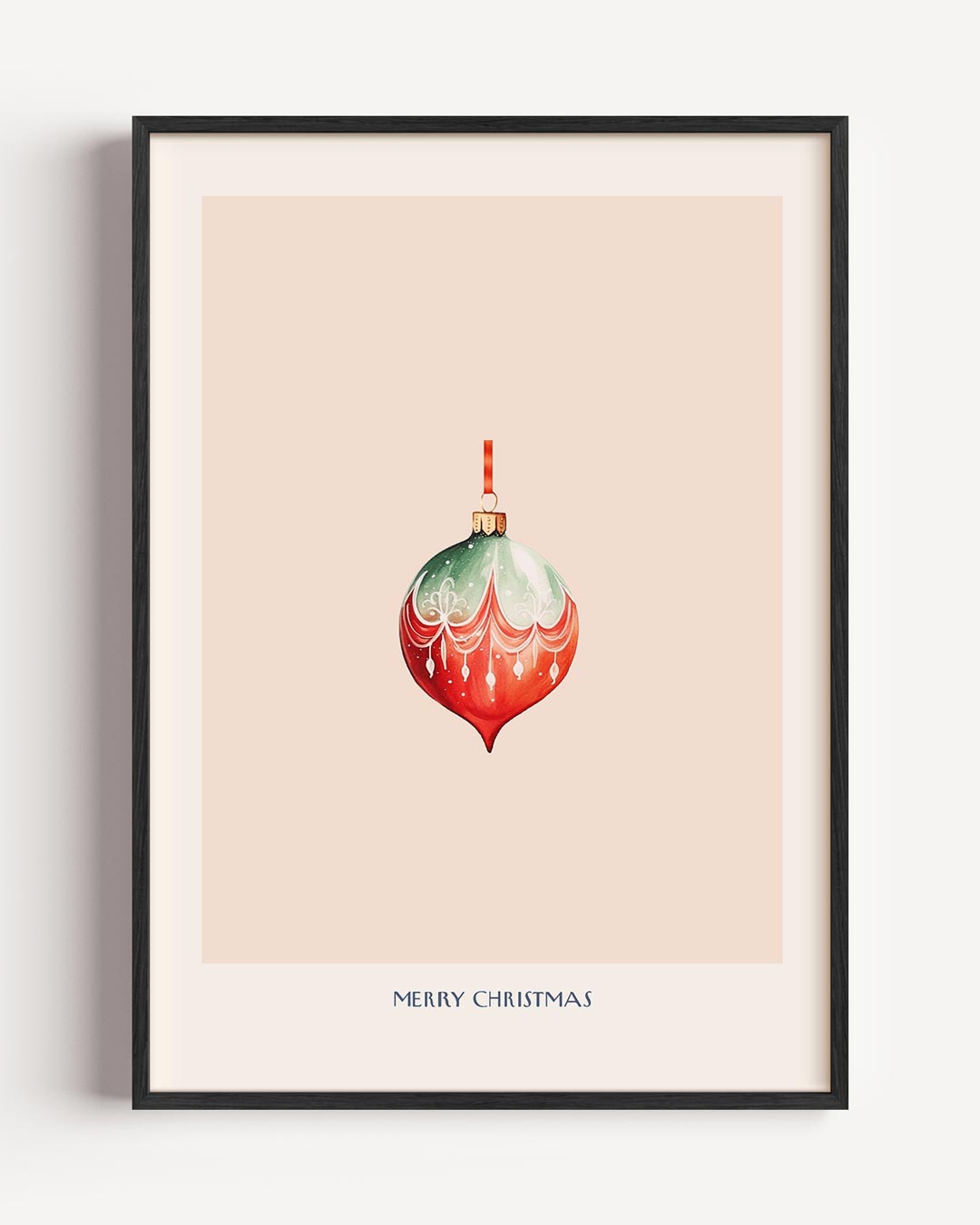 Kerstbal Sfeerposter-WallArtistic