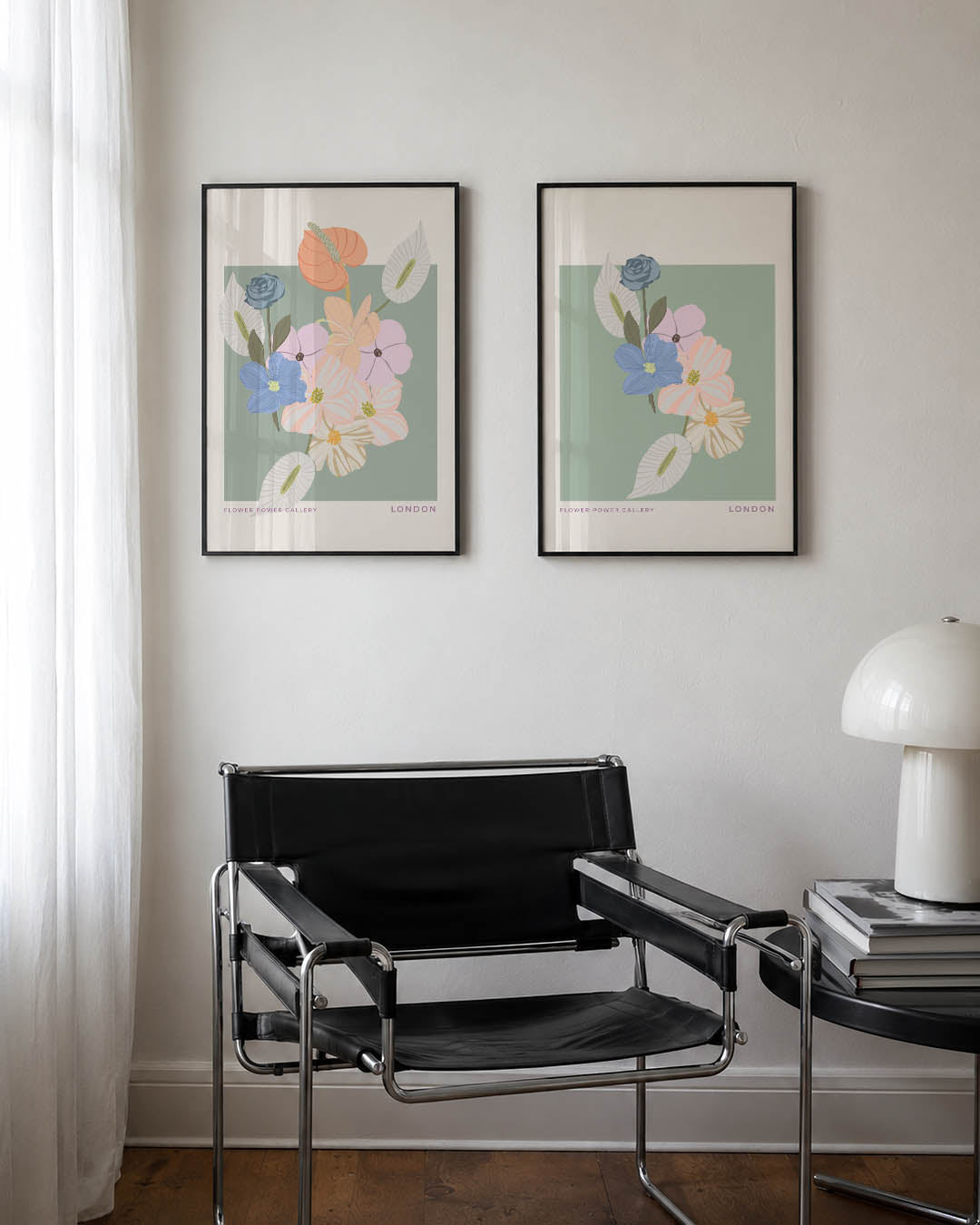 Bloemrijke harmonie Posterset