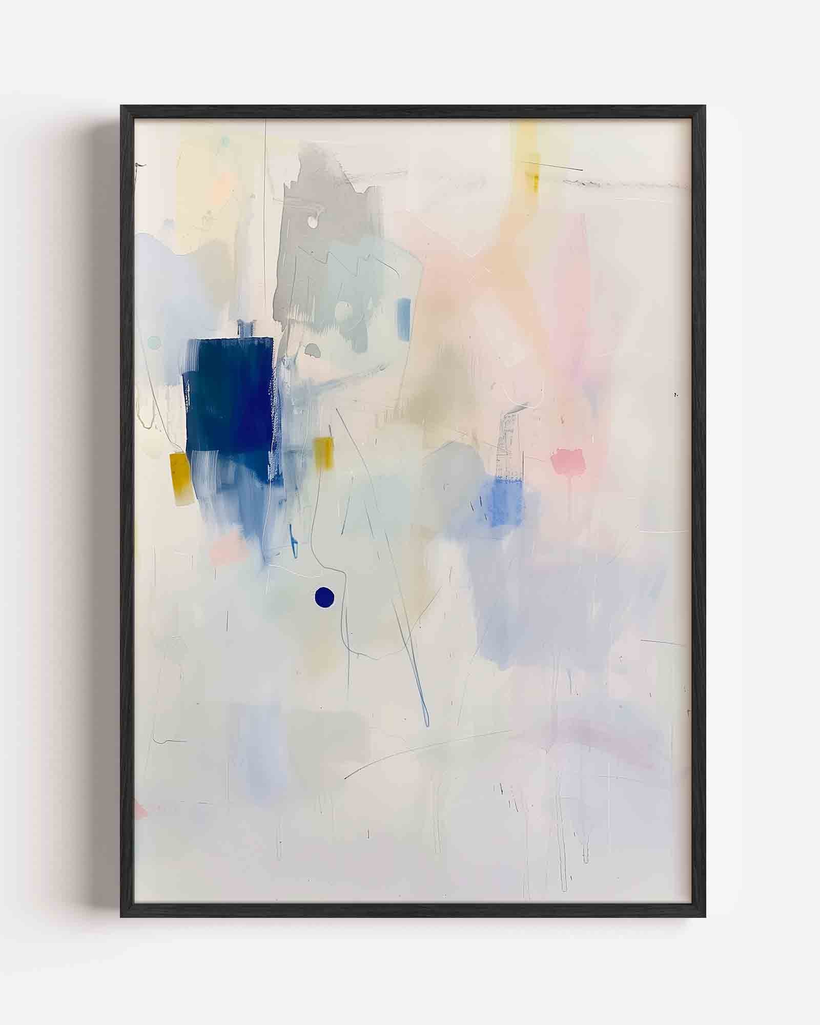 Abstracte vormen en kleuren Poster