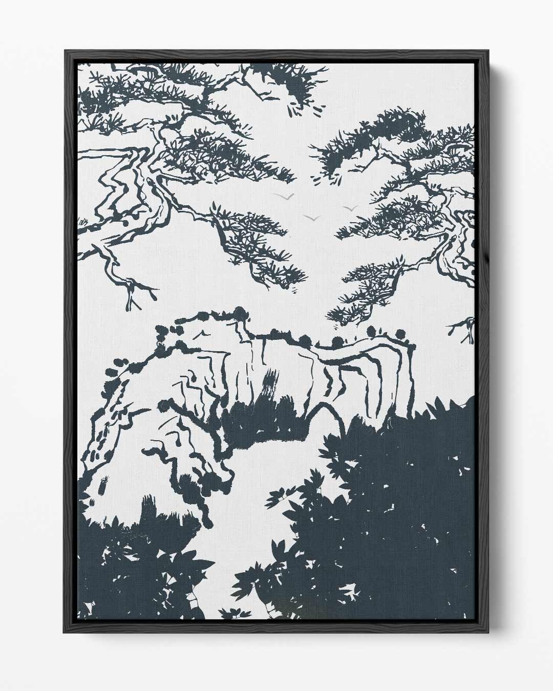 Zen Natuurschildering Kunstwerk-canvas-dibond-plexiglas-wanddecoratie-WallArtistic