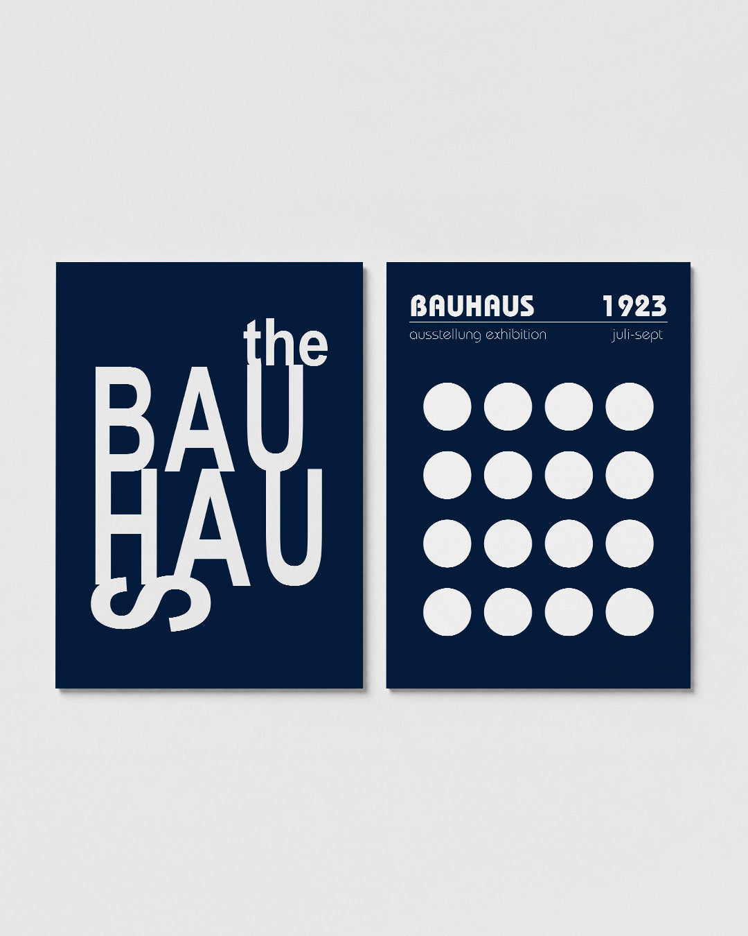 Typografisch spel Posterset
