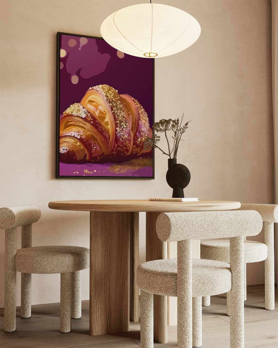 Croissant Delights Kunstwerk-canvas-dibond-plexiglas-wanddecoratie-WallArtistic
