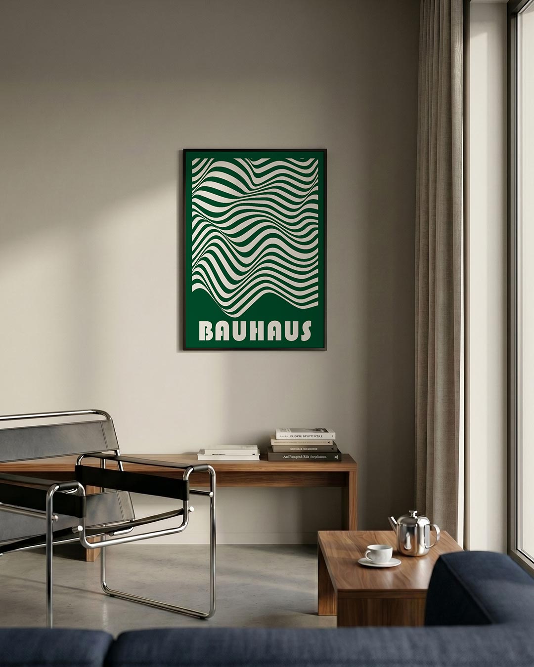 Golvend lijnenspel Poster