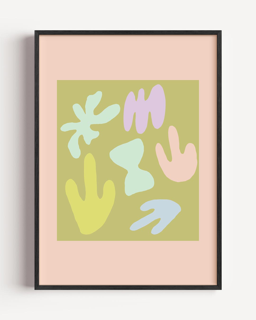 Vrolijke Vormen Poster-WallArtistic