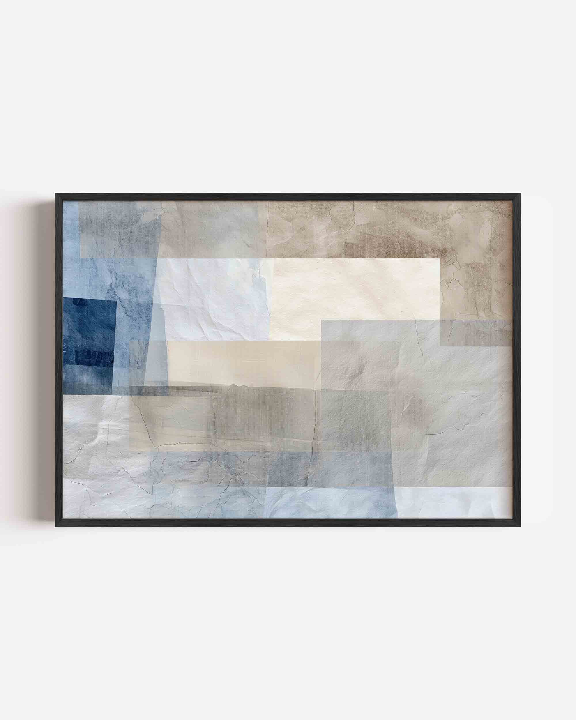 Abstracte lagen Poster