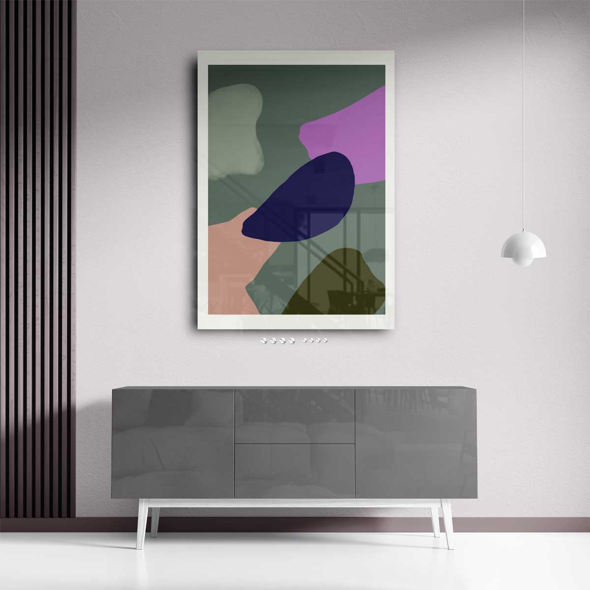 Kleurrijke Abstractie Kunstwerk-canvas-dibond-plexiglas-wanddecoratie-WallArtistic