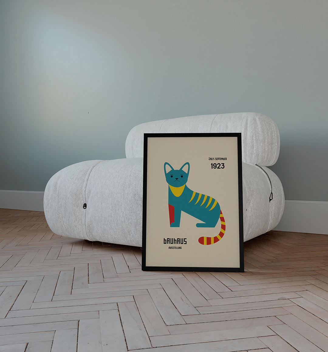 Kleurrijke kat Poster