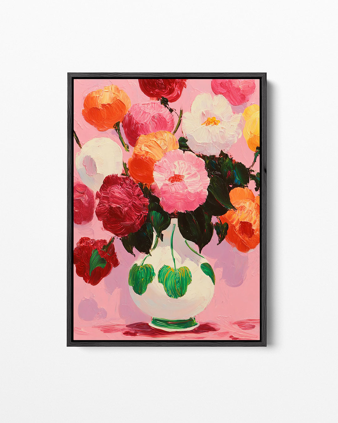 Bloemrijke expressie Kunstwerk
