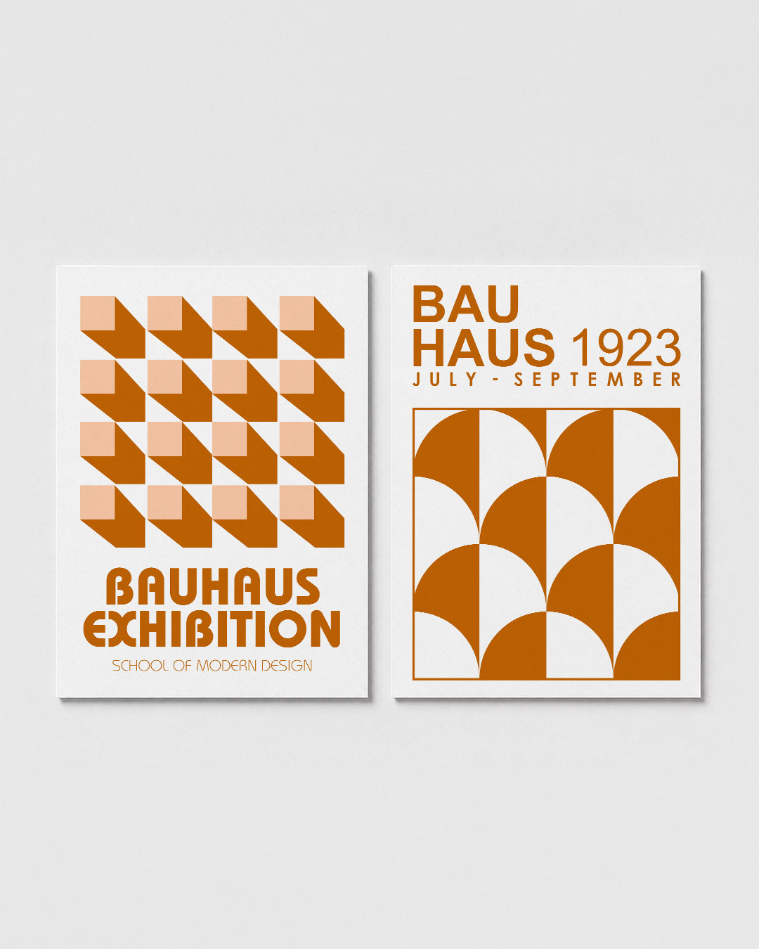Vorm en schaduw Posterset