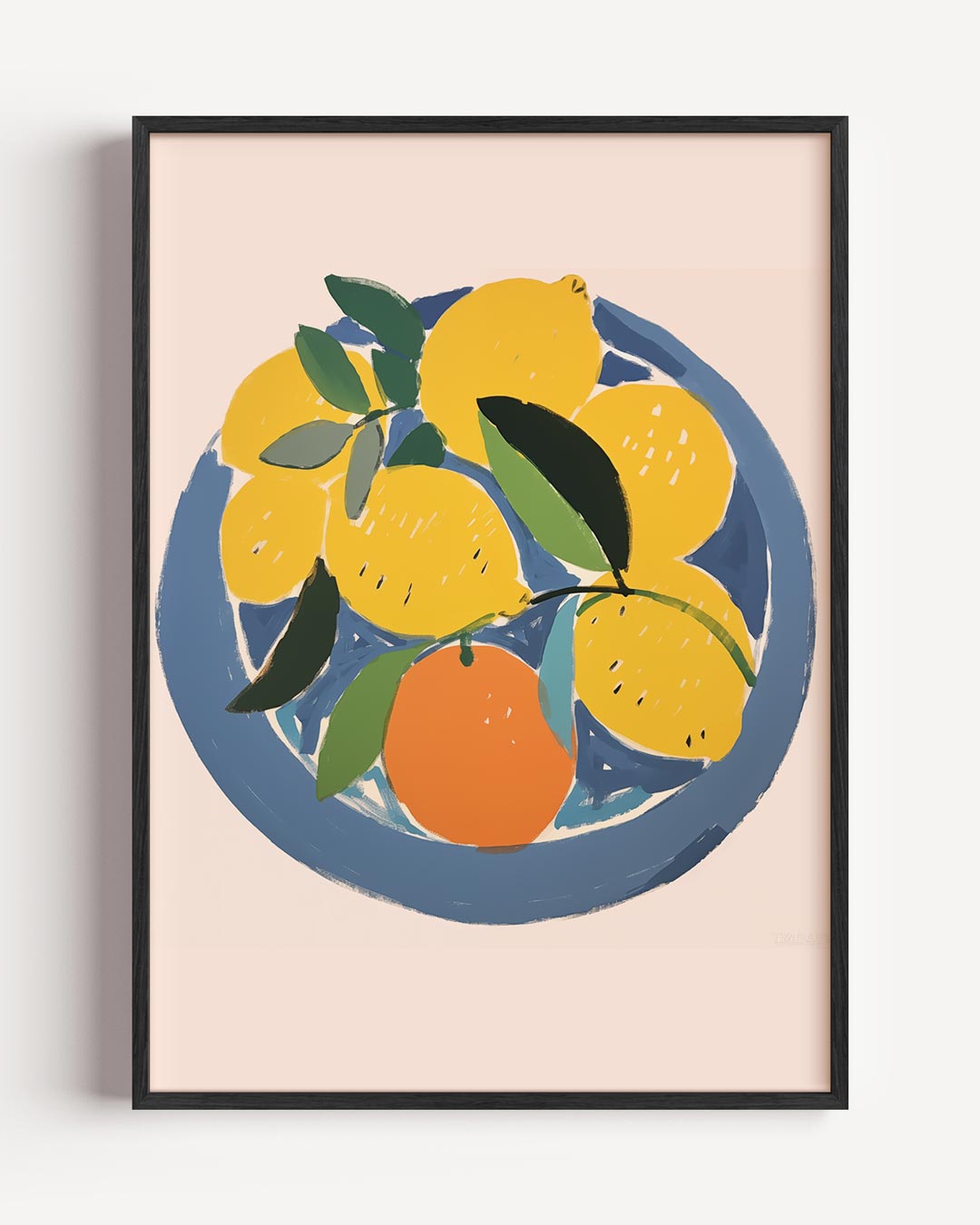 Vrolijke Citrus Schilderij Poster-WallArtistic