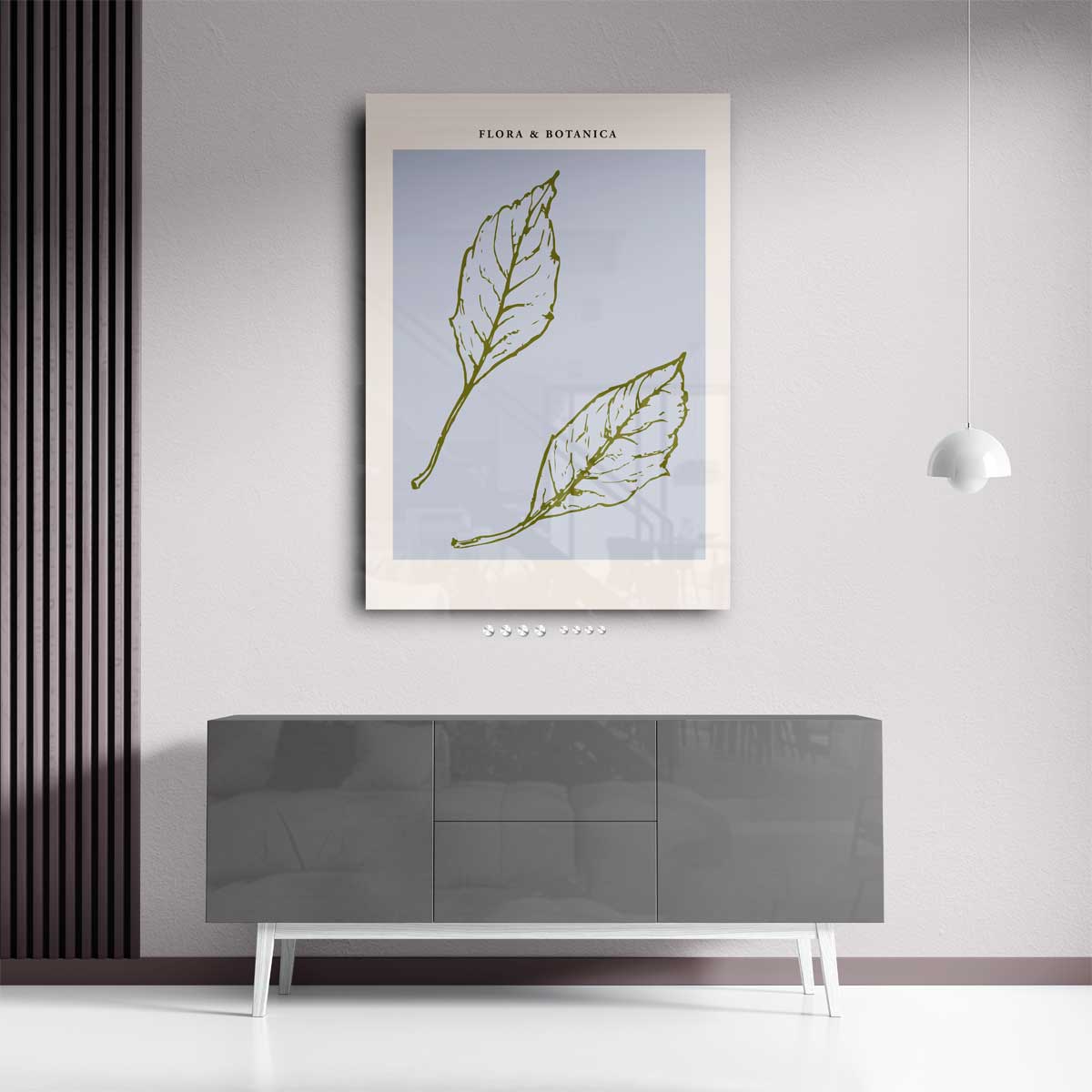 Botanische Elegantie Kunstwerk-canvas-dibond-plexiglas-wanddecoratie-WallArtistic