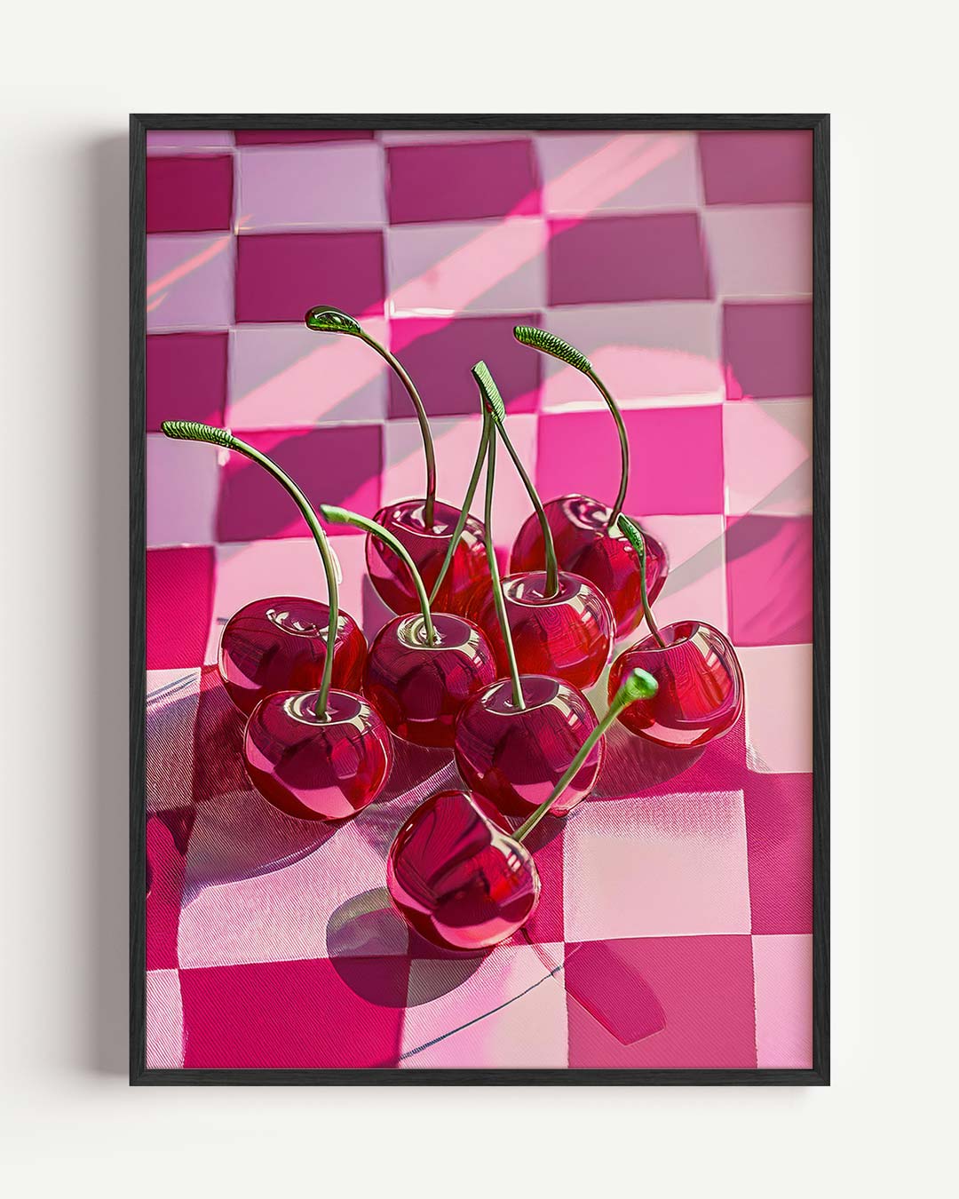 Sensationele Kersen Pop Art Poster