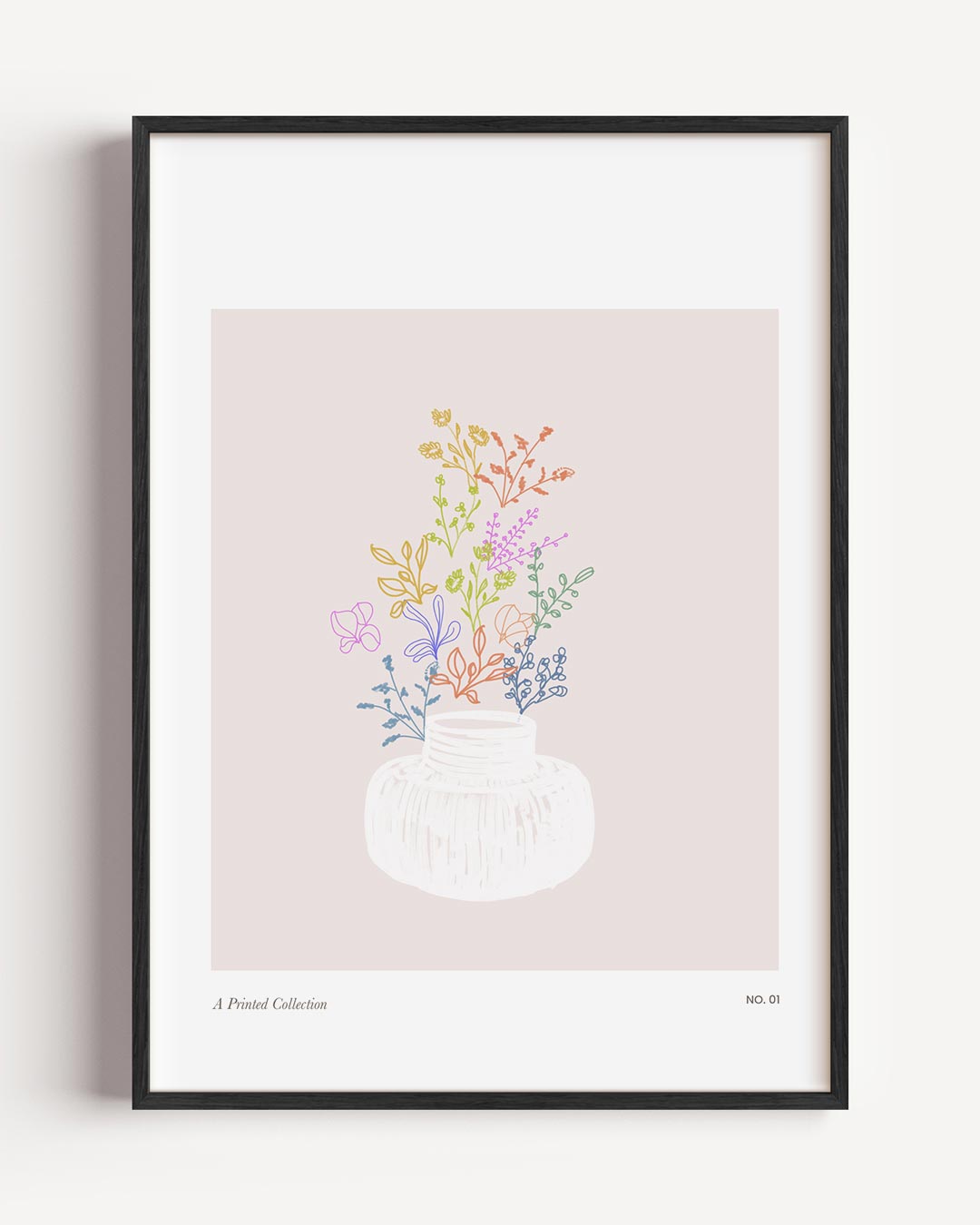 Bloemenvaas Kunstprint Poster-WallArtistic