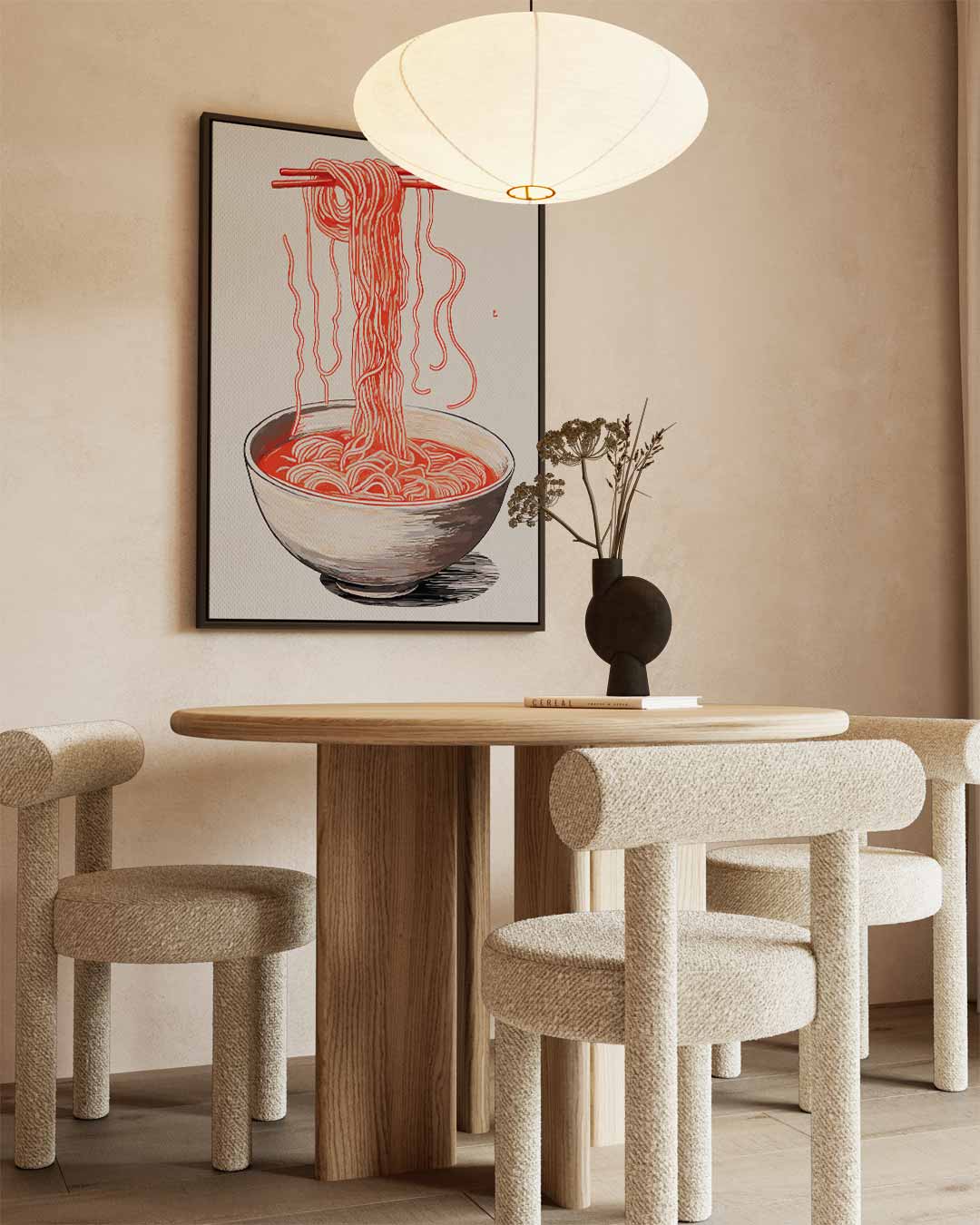 Ramen Illustratie Kunstwerk-canvas-dibond-plexiglas-wanddecoratie-WallArtistic