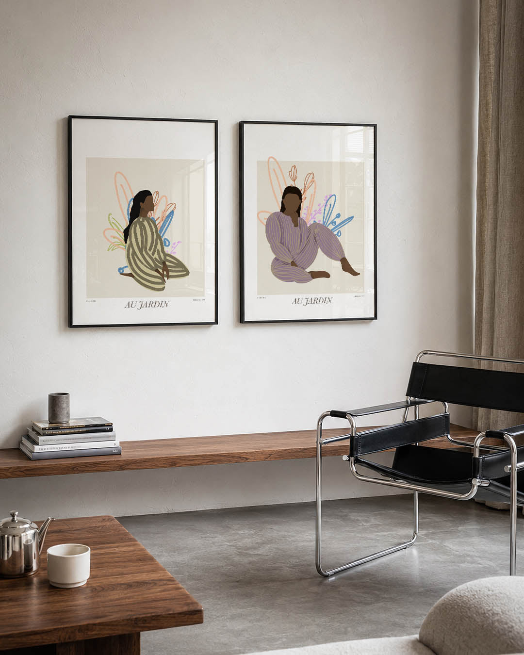 Vorm en kleurenspel Posterset