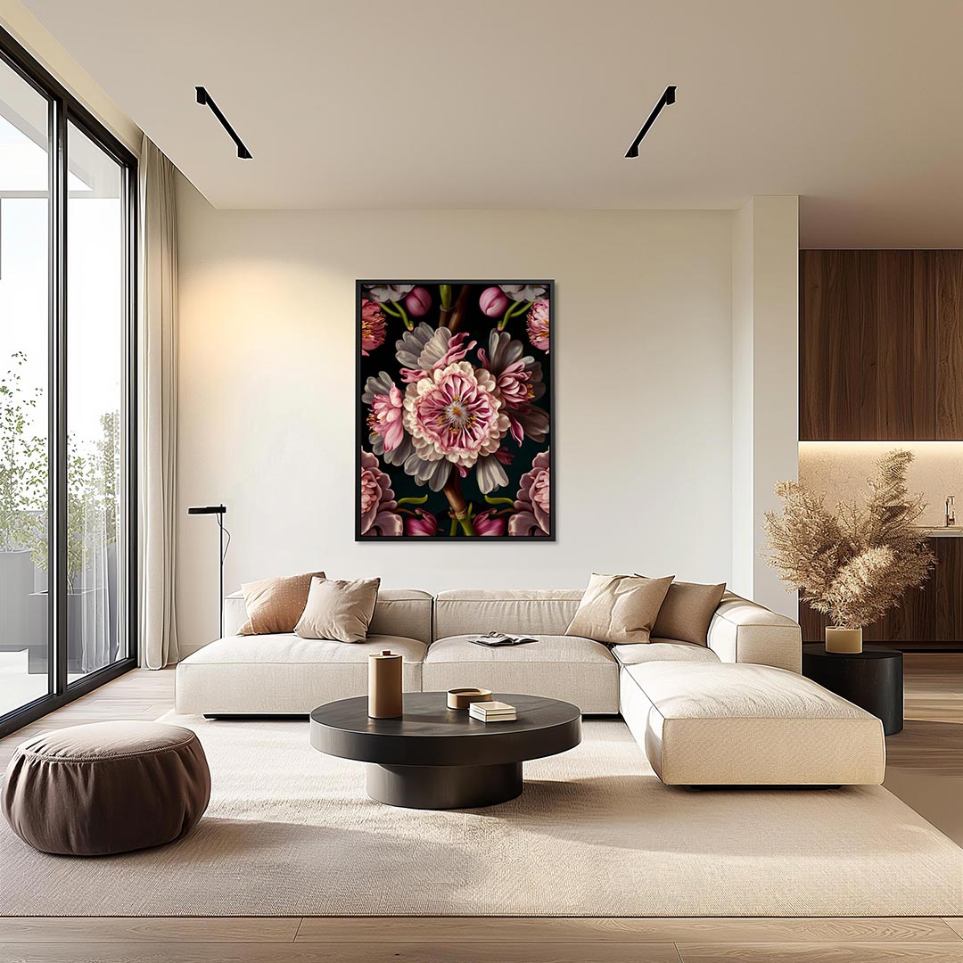 Bloemrijke harmonie Kunstwerk