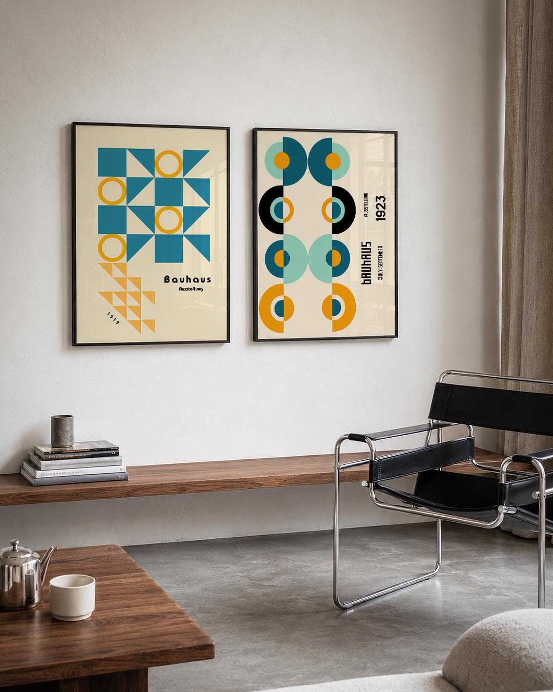 Vormen en vlakken Posterset