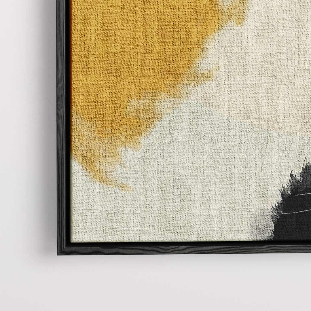 Warm Aards Abstract Kunstwerk-canvas-dibond-plexiglas-wanddecoratie-WallArtistic