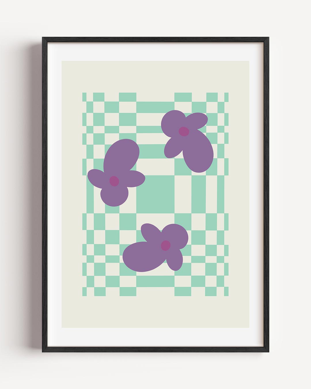 Vrolijke Bloemen Poster-WallArtistic