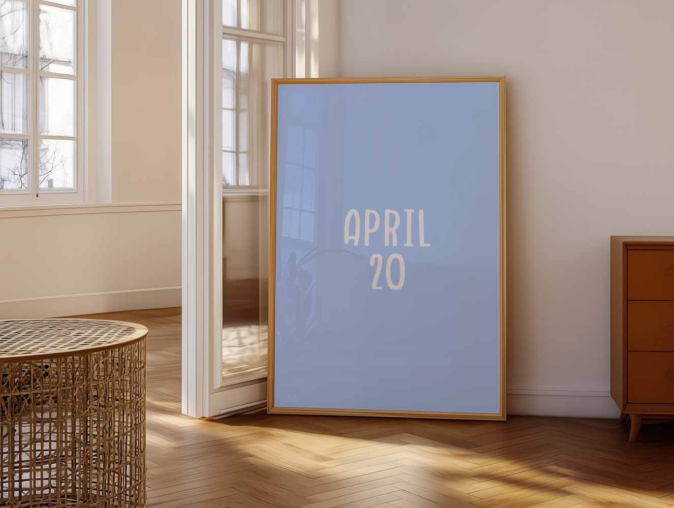 Zachte April Inspiratieposter