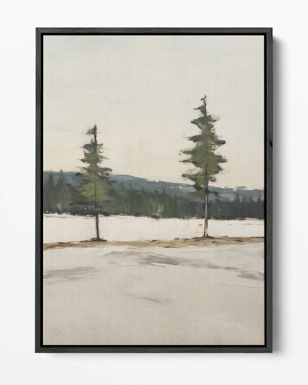 Winterse Rust in de Natuur Kunstwerk-canvas-dibond-plexiglas-wanddecoratie-WallArtistic