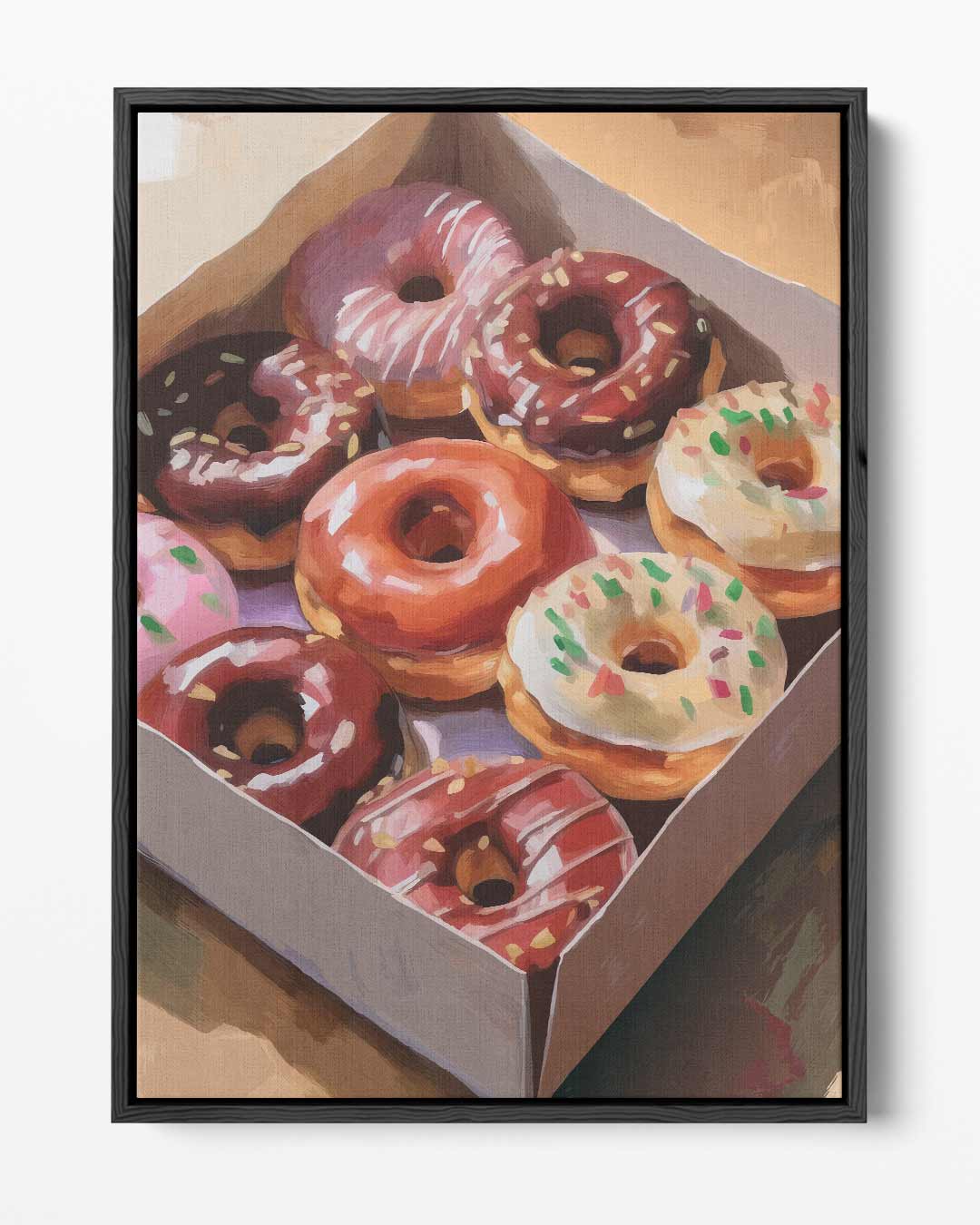 De Donut Droom Kunstwerk-canvas-dibond-plexiglas-wanddecoratie-WallArtistic