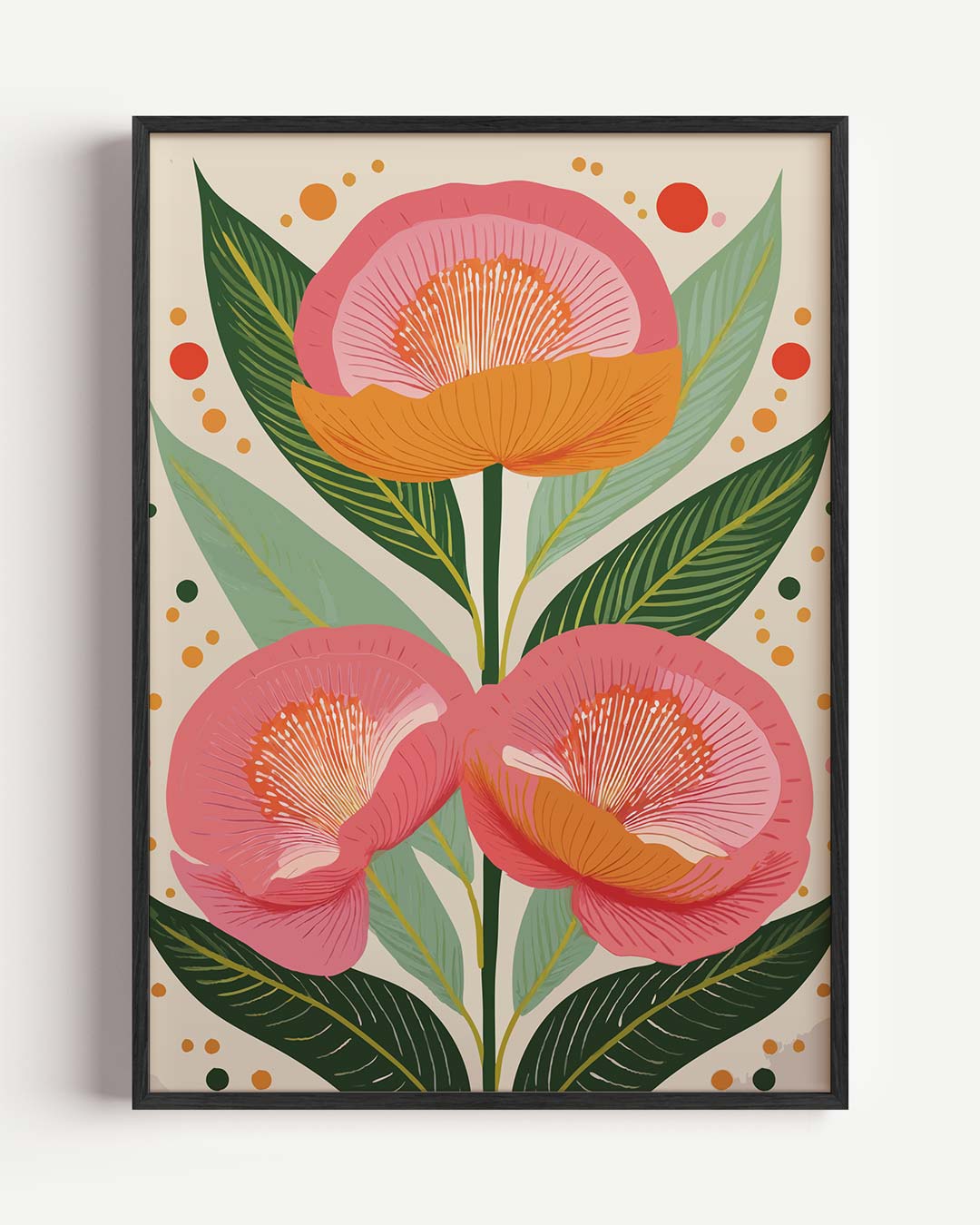Bloemrijke Elegantie Poster