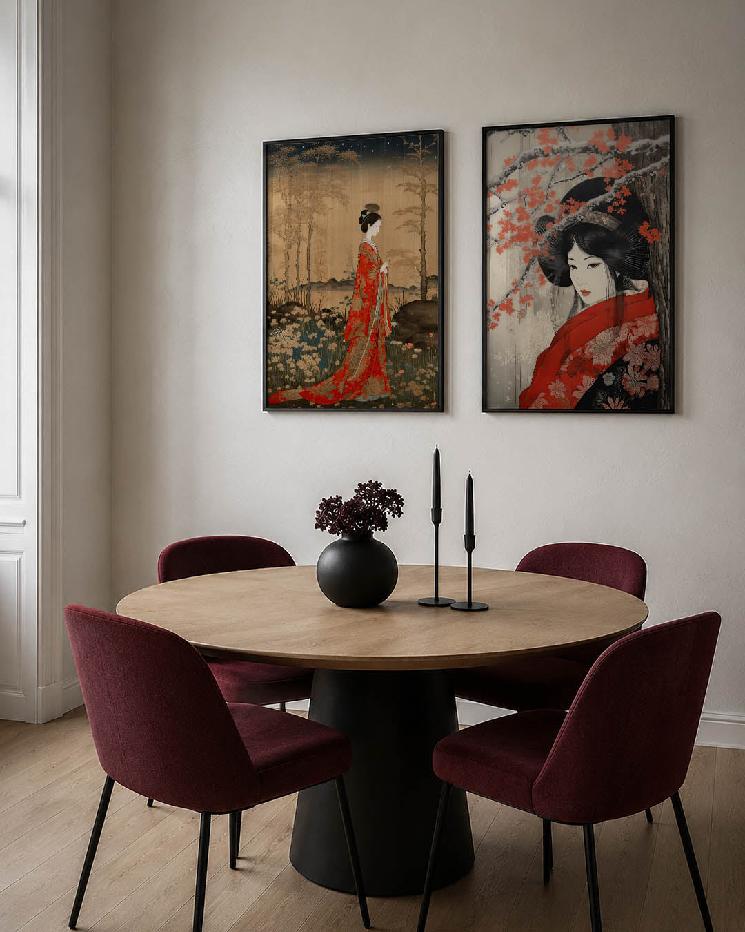 Natuurlijke sereniteit Posterset