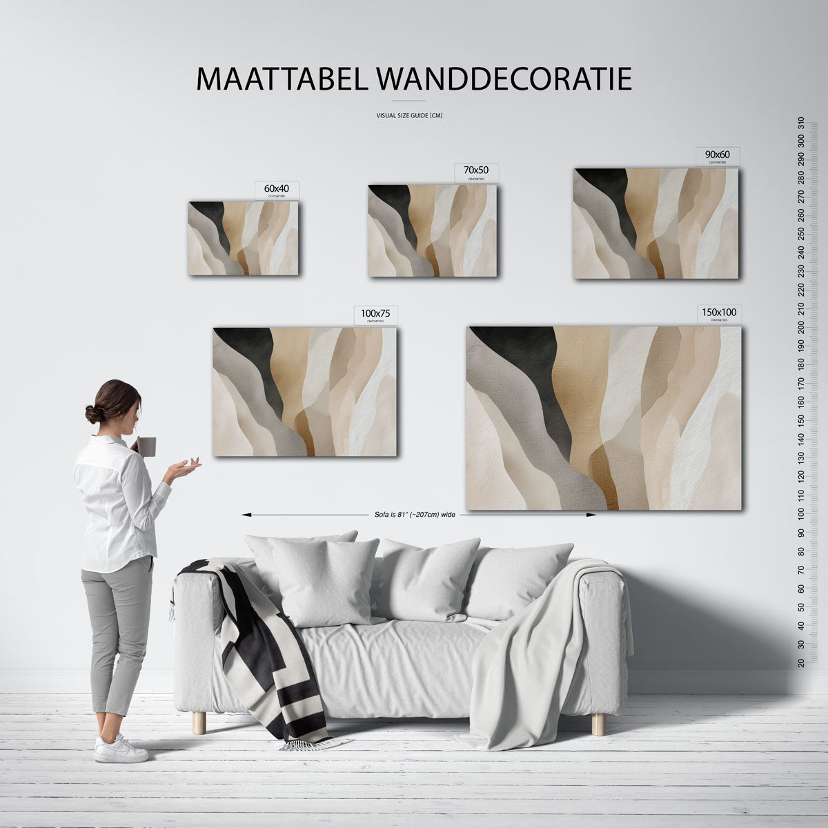 Organische vormen Kunstwerk