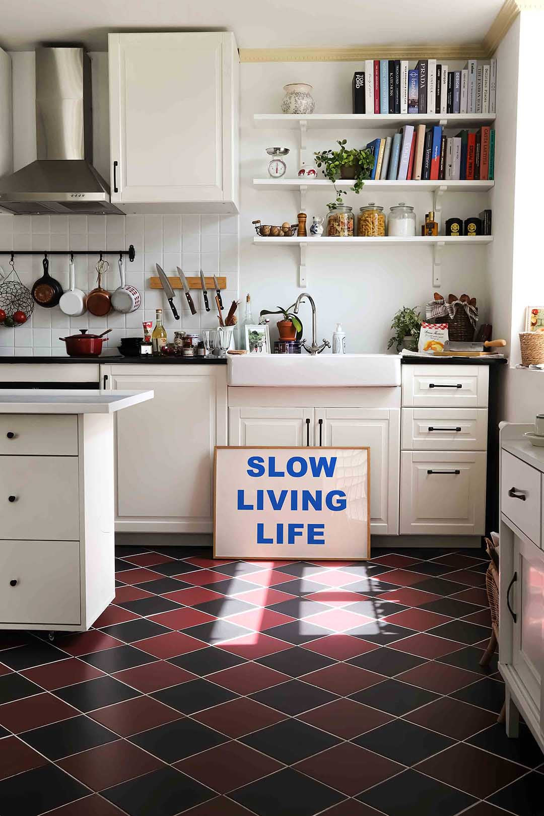 Slow living life Poster