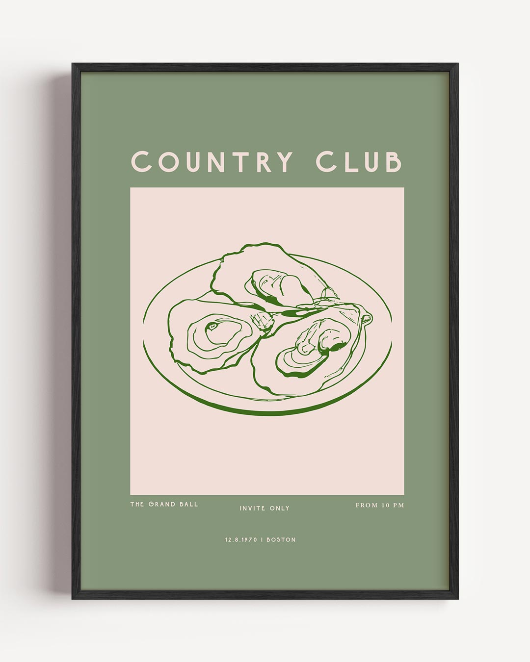 Chique Country Club Poster-WallArtistic