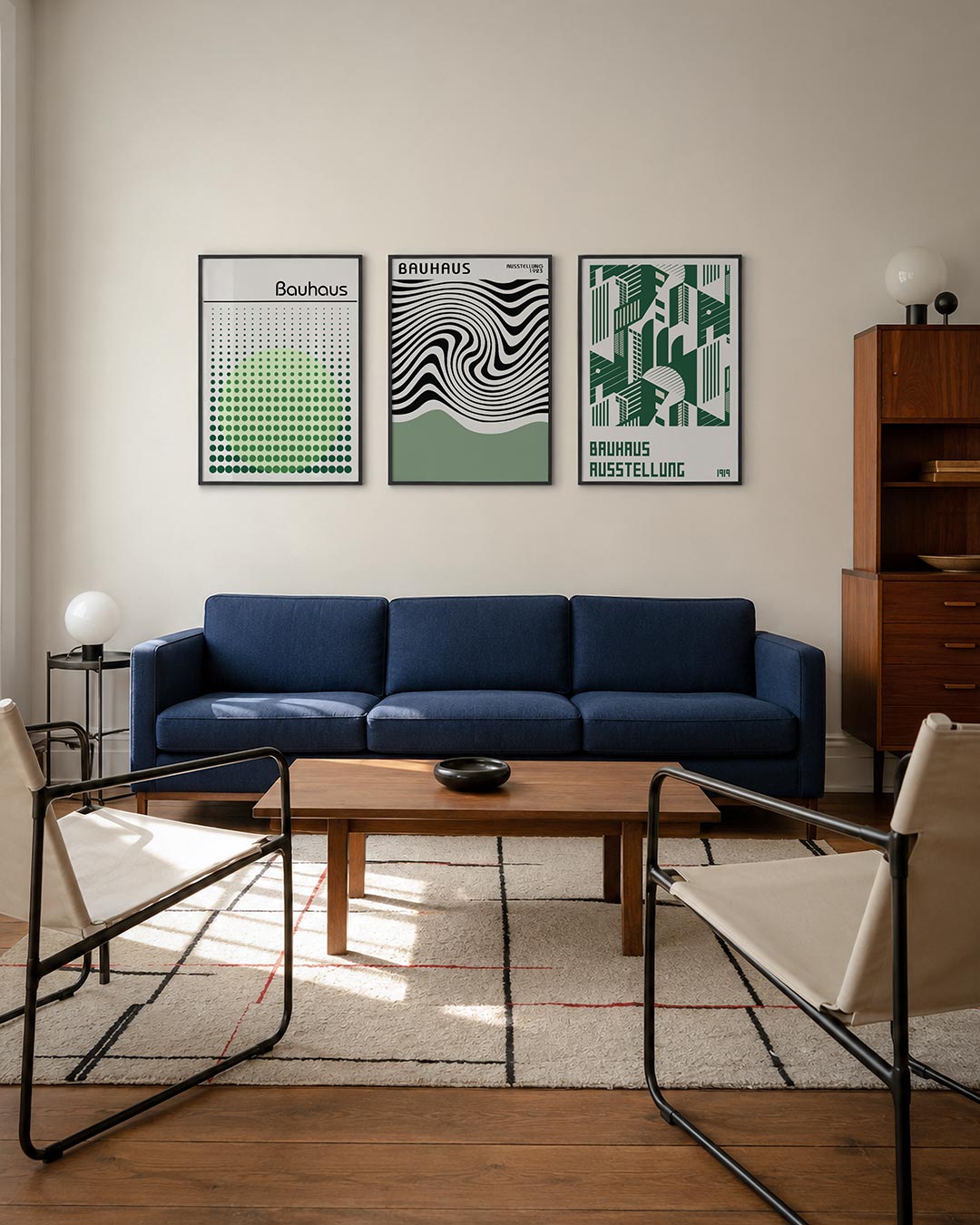 Groene puntenspel Posterset