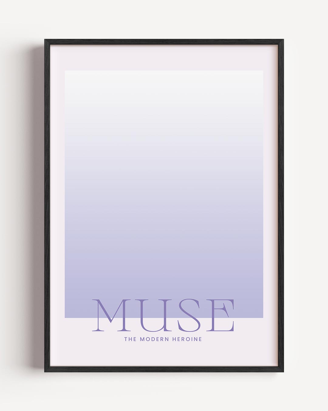 Moderne Heroïne Muurposter-WallArtistic