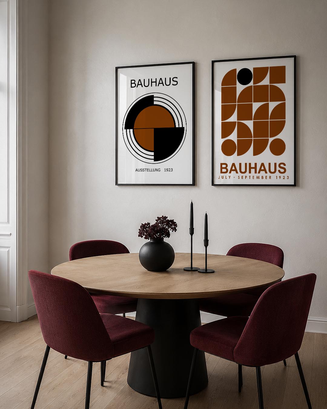 Cirkel en lijnen Posterset