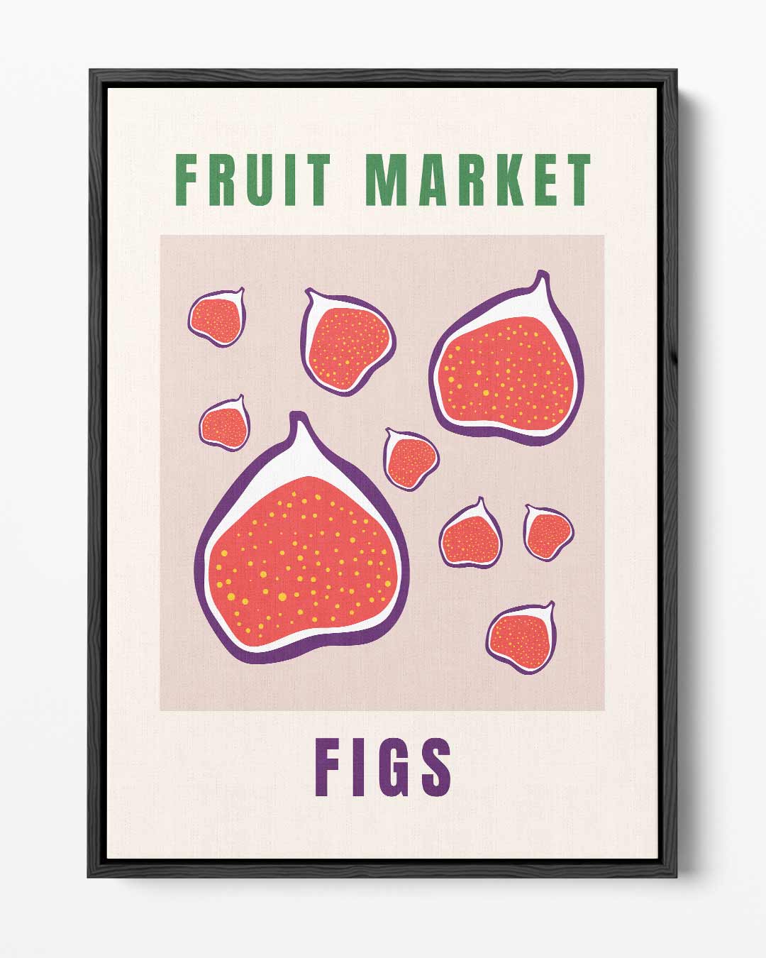 Fruitig Vijgen Design Poster Kunstwerk-canvas-dibond-plexiglas-wanddecoratie-WallArtistic