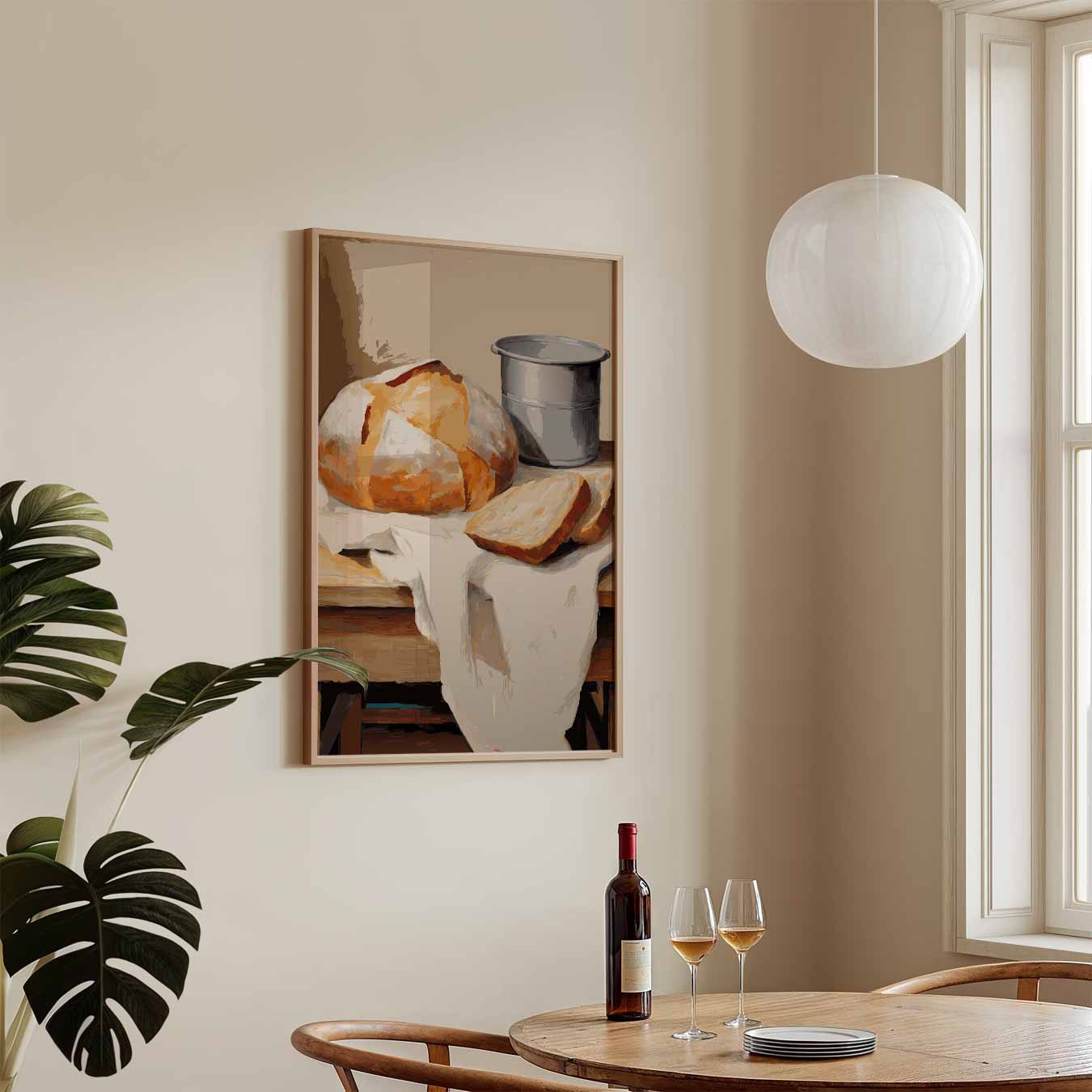 Gezellig Brood Stilleven Poster