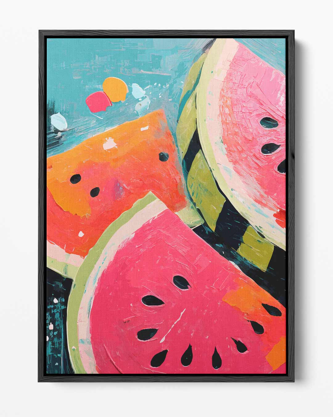 Verfrissende Watermeloen Droom Kunstwerk-canvas-dibond-plexiglas-wanddecoratie-WallArtistic