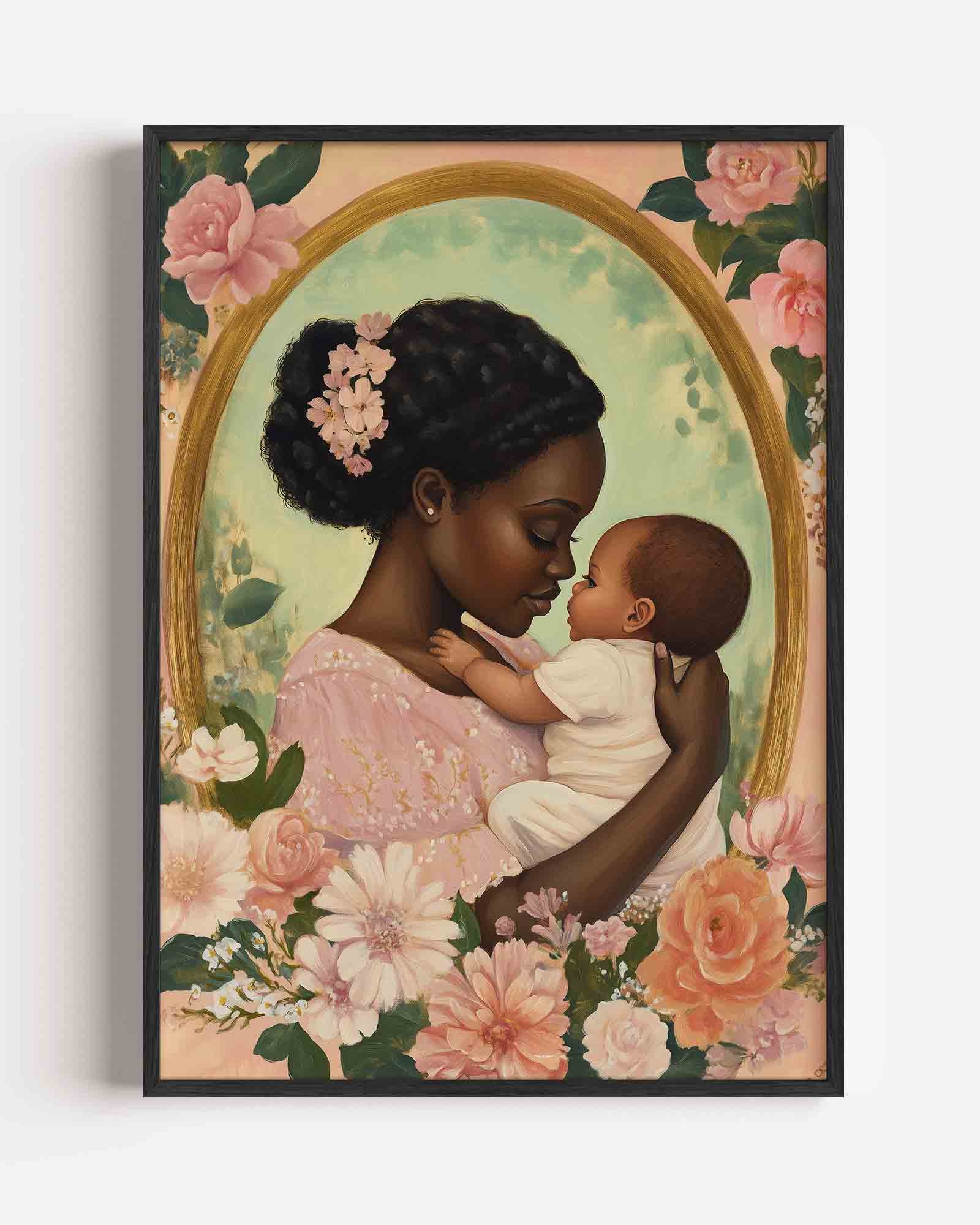 Moeder en kind Poster