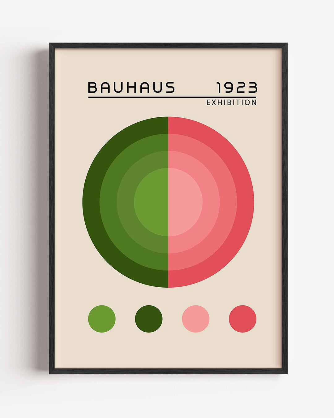 Cirkelvormen en kleur Poster