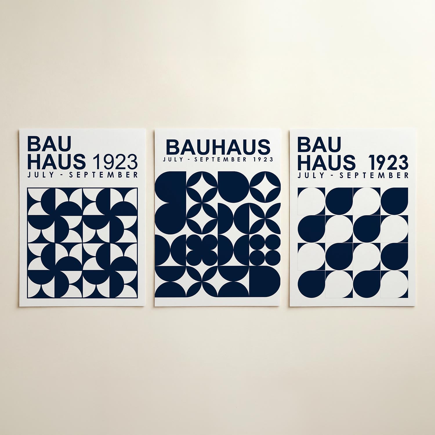 Vormen en vlakken Posterset