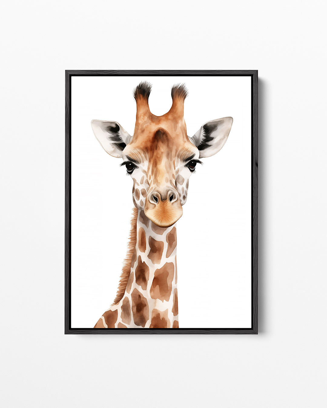 Giraffe portret Kunstwerk