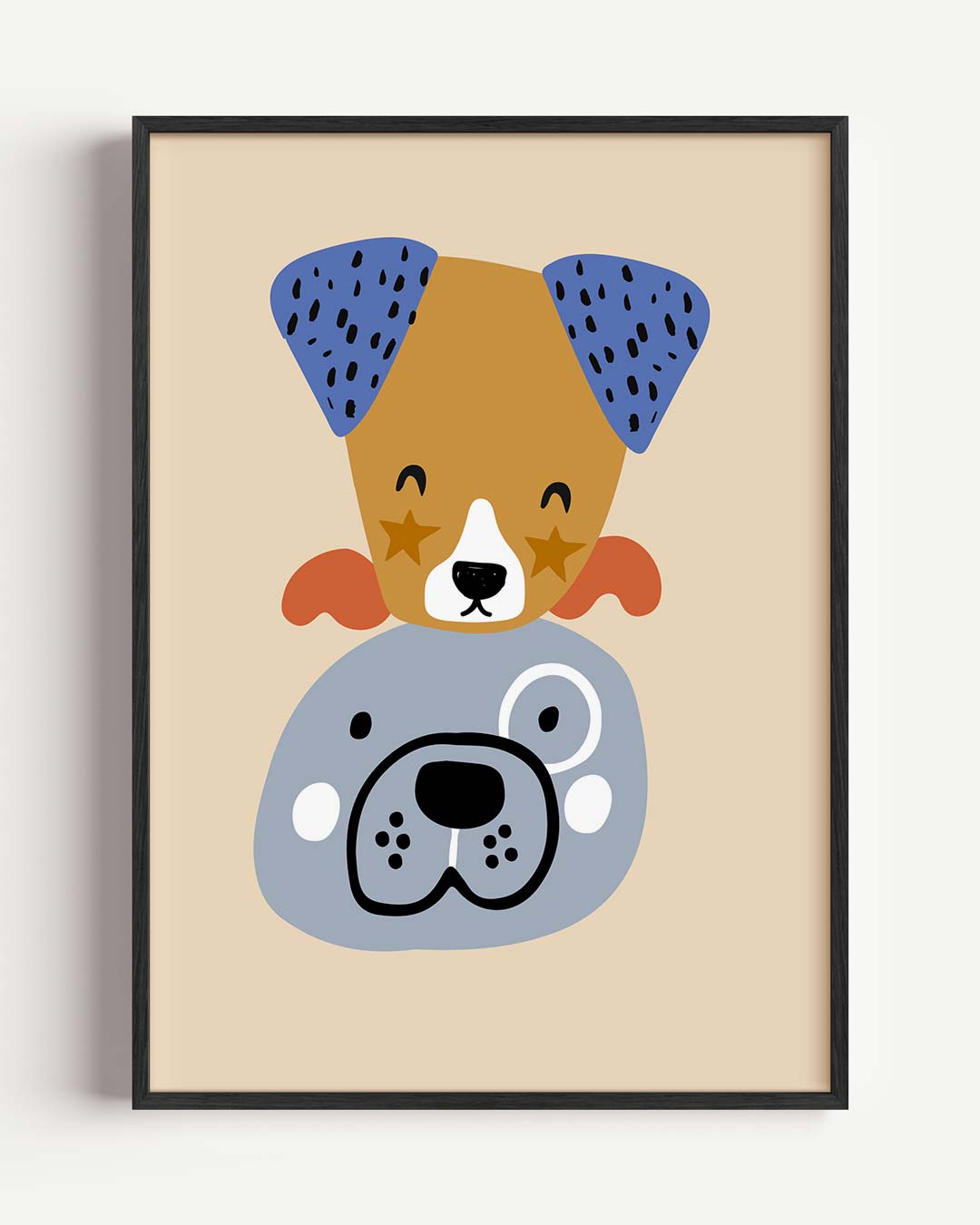 Vrolijke Vriendjes Hondenposter