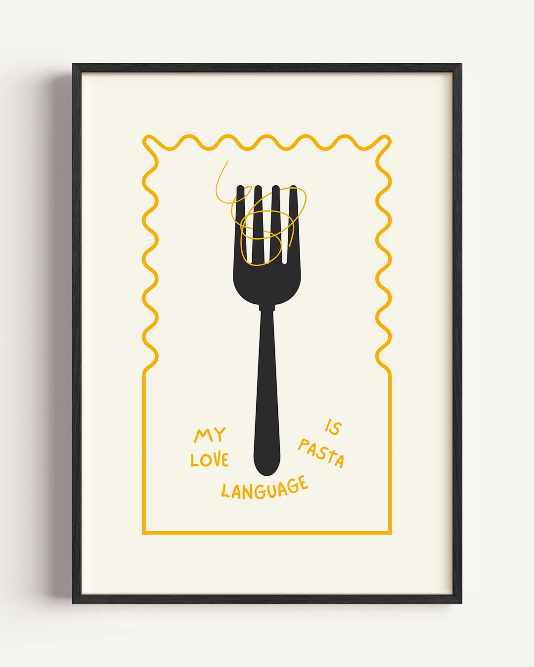 Pasta Liefdestaal Poster