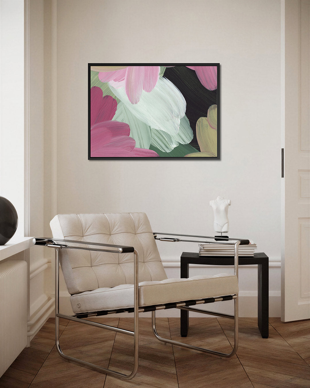 Vloeiende kleurencompositie Kunstwerk