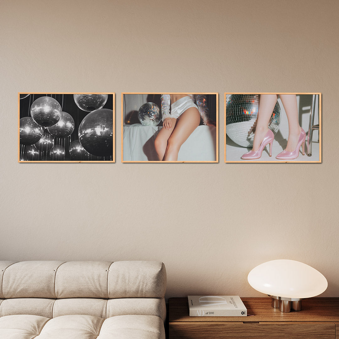 Spiegelbol ritme Posterset