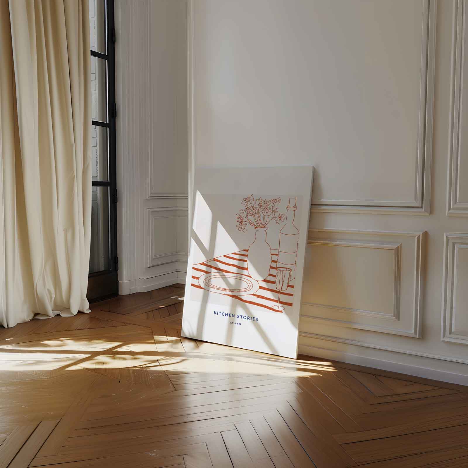 Keukenverhalen: Ochtendrust Kunstwerk-canvas-dibond-plexiglas-wanddecoratie-WallArtistic