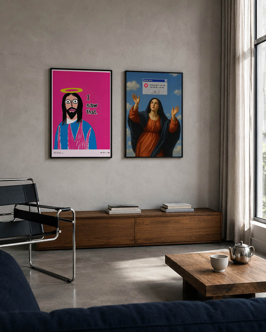 Kleurrijke expressie Posterset
