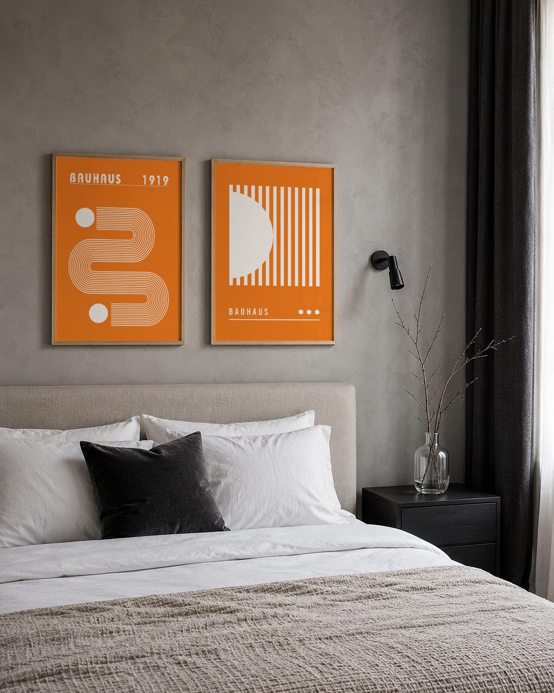 Lijnen en vlakkenspel Posterset